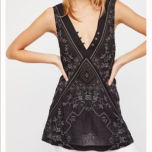 Free people sweetest shifty slip in blue